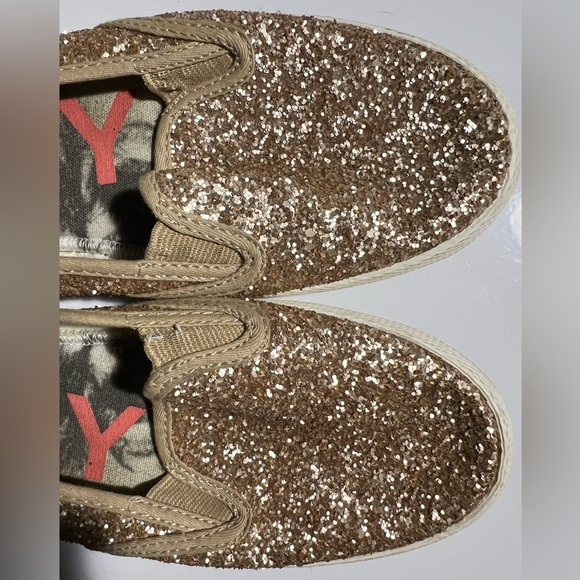 Roxy Gold Glitter Flats | Size 7.5 - Picture 5 of 6